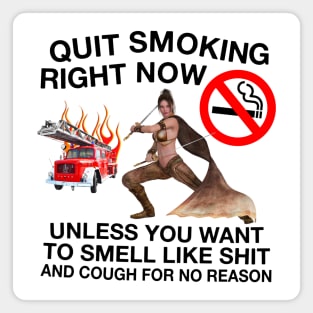 Quit Smoking Right Now Magnet